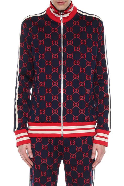 gucci jogging suits|men's gucci sweatsuit.